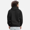 Custom Black White Grey Cropped Basic Pullover Unisex Contrast Hoodie For Men Women - Personalised Designer Printed Stitched Hoodie