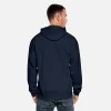 Custom Black Grey Cropped Basic full zip Heavy Blend Hoodie For Men - Personalised Designer Printed Stitched Hoodie