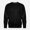 Custom Black White Grey Cropped Basic pullover Premium Sweatshirt Hoodie For Men - Personalised Designer Printed Stitched Hoodie